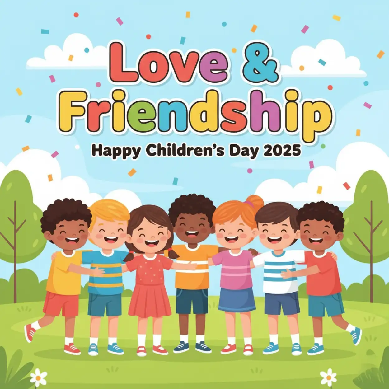 Free Download Happy Childrens Day 2025 Message From Teacher - High Quality Happy Childrens Day 2025 Image