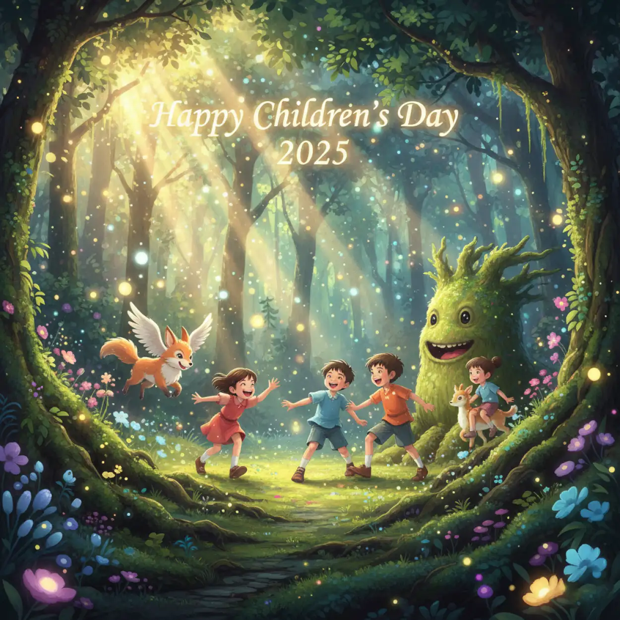 Free Download Happy Childrens Day 2025 Photo Frame Design - High Quality Happy Childrens Day 2025 Image