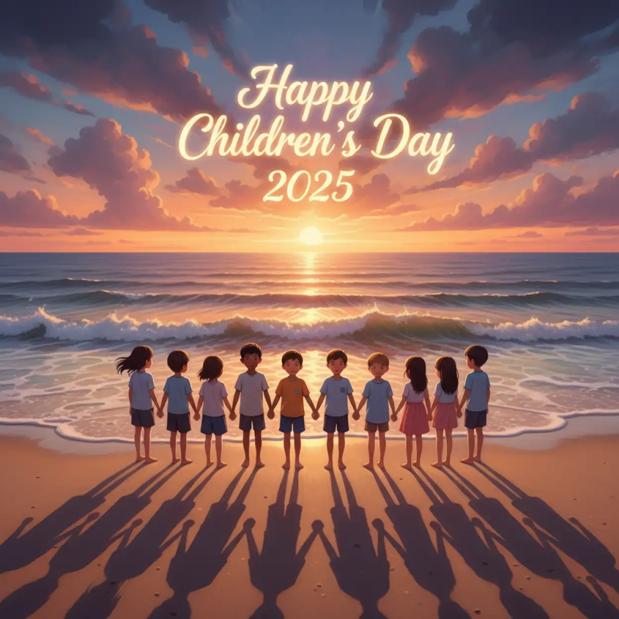 Free Download Happy Childrens Day 2025 Png Text Transparent Download - High Quality Happy Childrens Day 2025 Transparent PNG