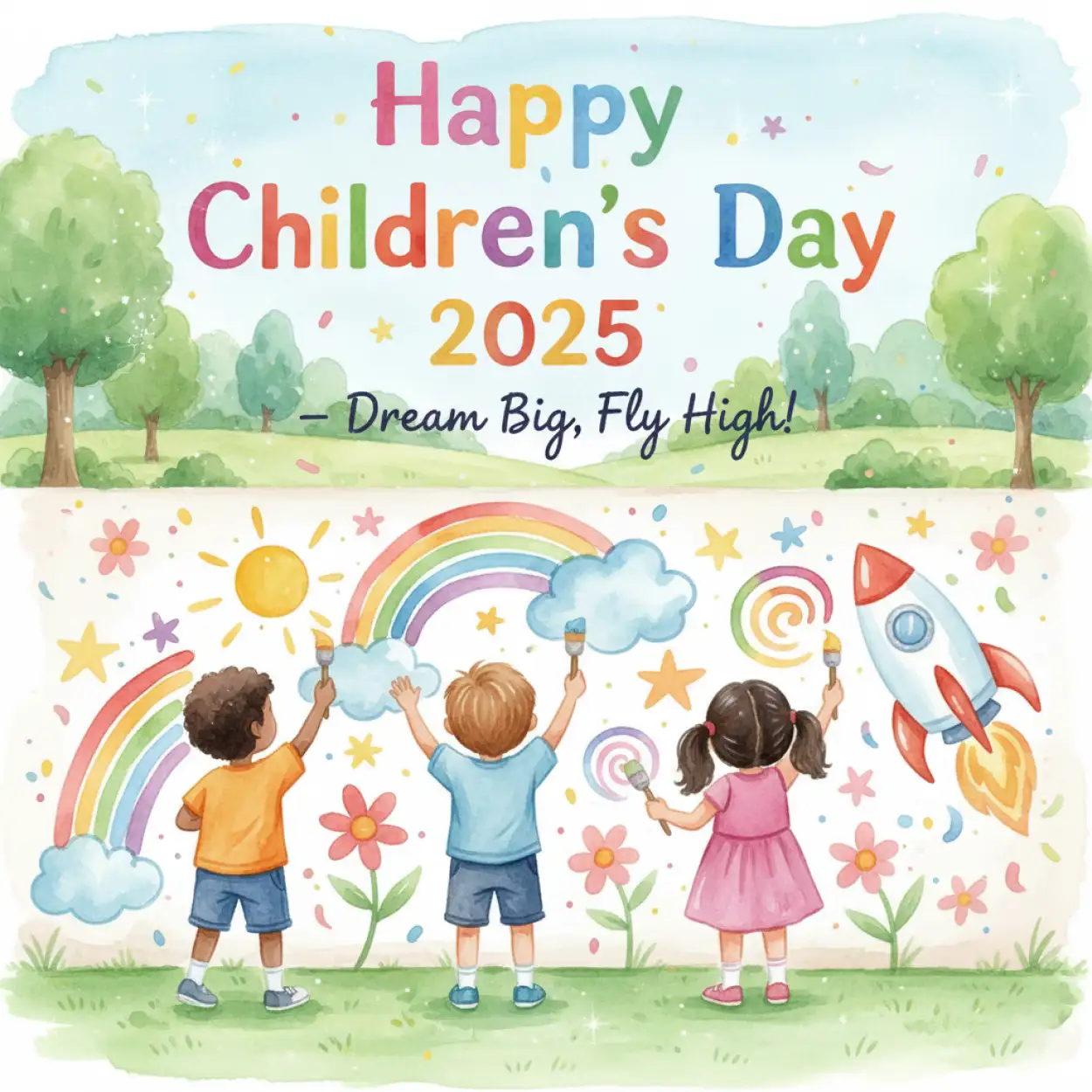 Free Download Happy Childrens Day 2025 Poem In English For Students - High Quality Happy Childrens Day 2025 Image