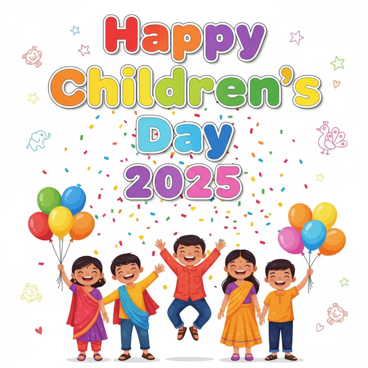 Free Download Happy Childrens Day 2025 Status For Whatsapp - High Quality Happy Birthday Wishes To A Sister Background