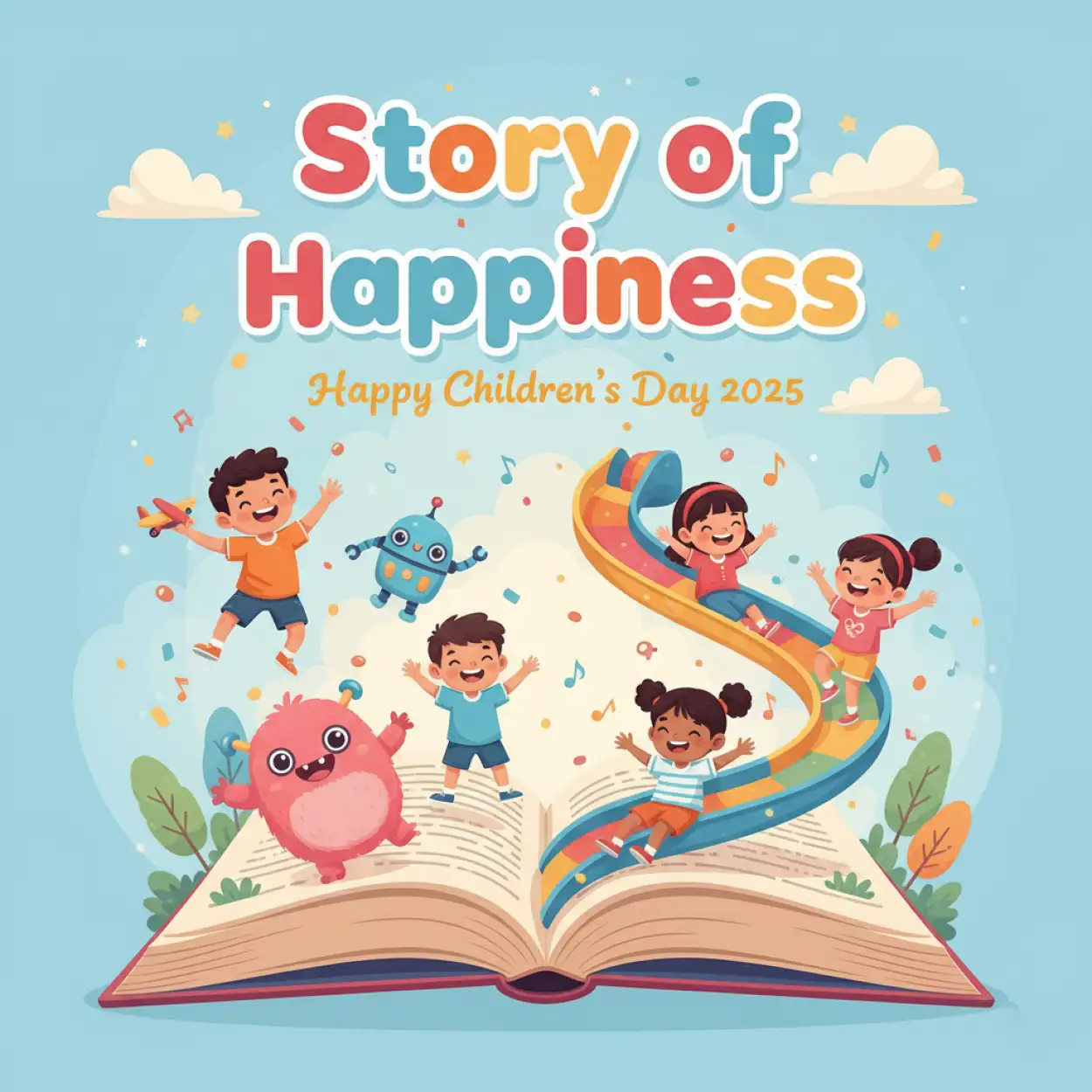 Free Download Happy Childrens Day 2025 Theme Ideas For School Celebration - High Quality Happy Childrens Day 2025 Image