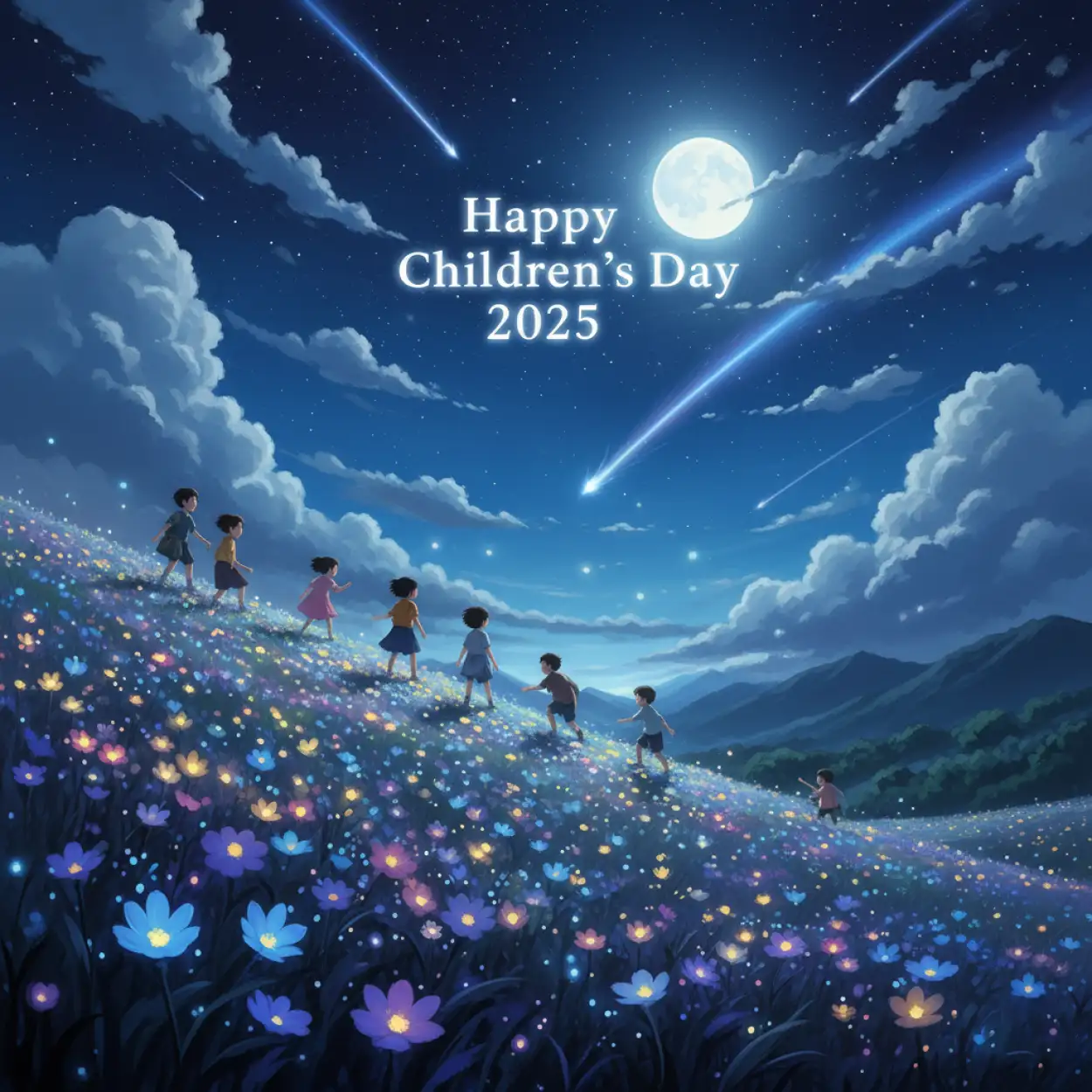 Free Download Happy Childrens Day 2025 Vector Background Free - High Quality Happy Childrens Day 2025 Background Image