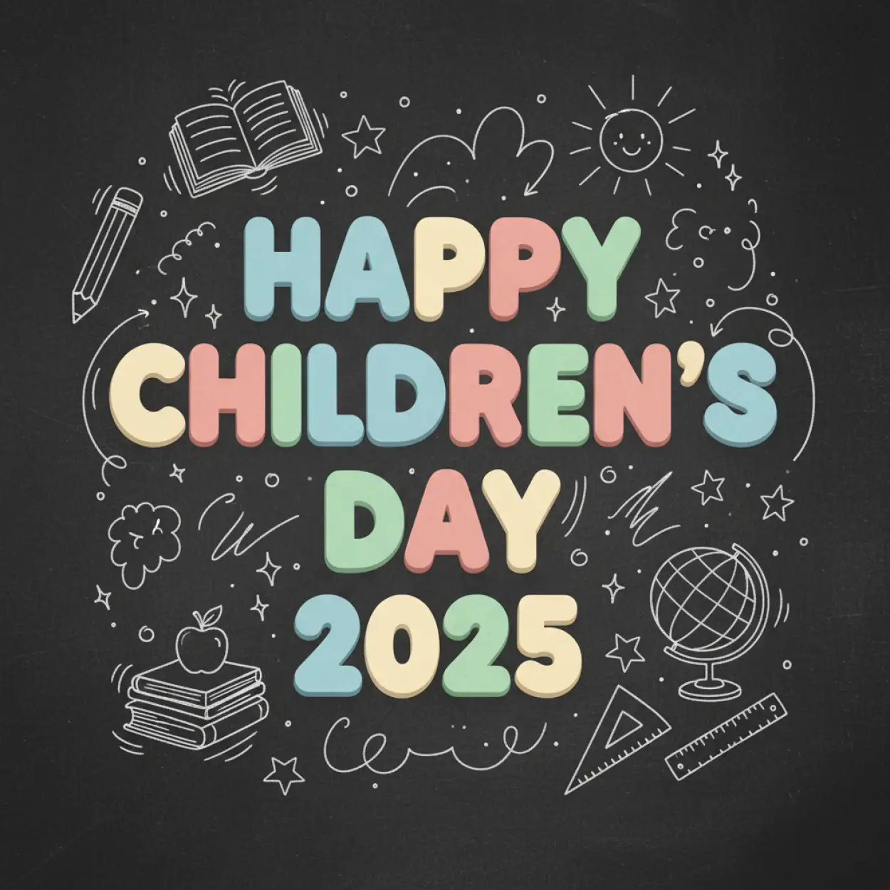 Free Download Happy Childrens Day 2025 Vector Illustration Free - High Quality Happy Childrens Day 2025 Image