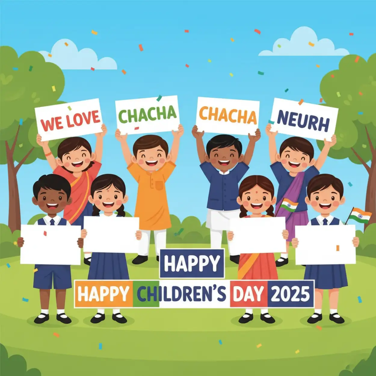 Free Download Happy Childrens Day 2025 Wishes For Students From Teachers - High Quality Happy Childrens Day 2025 Image