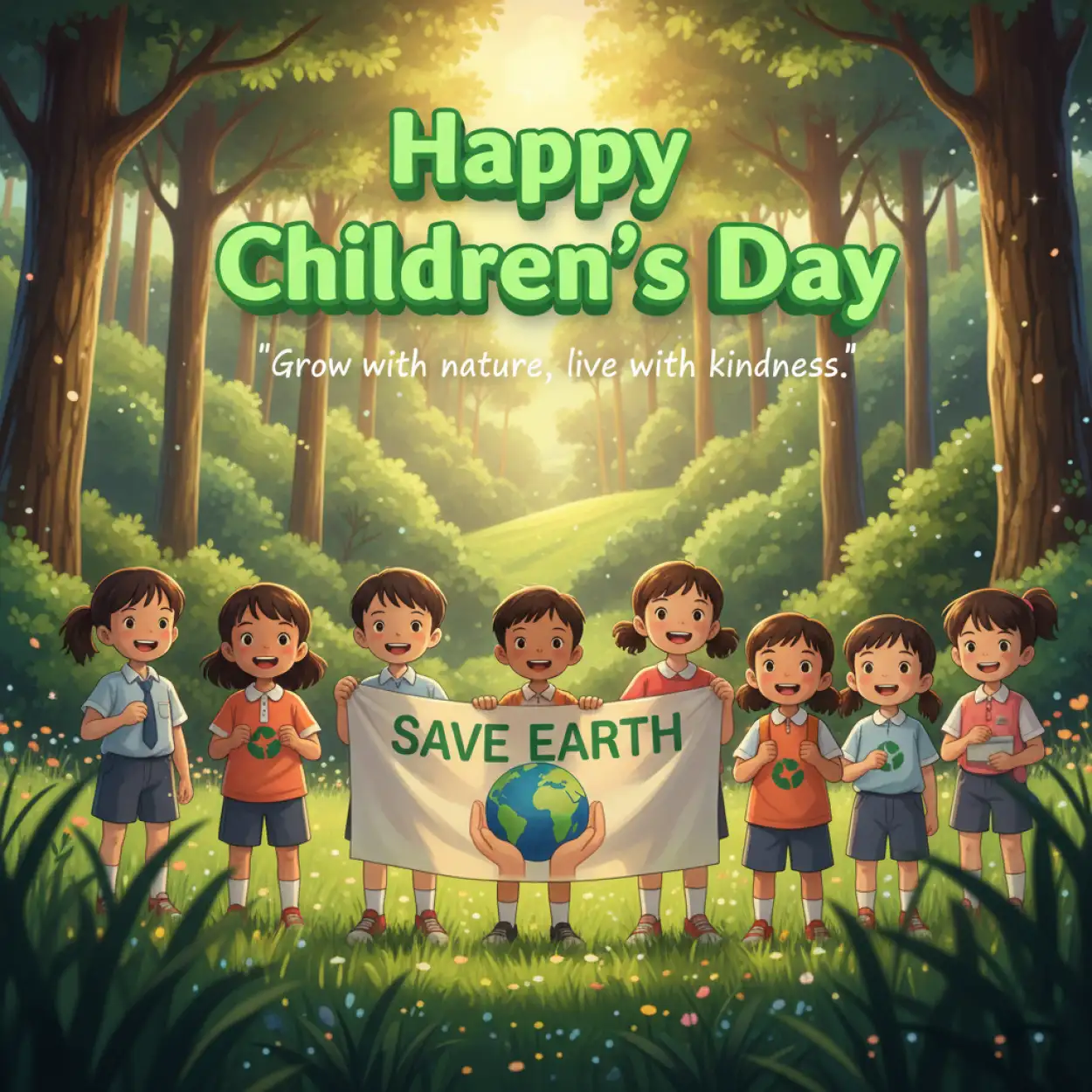 Free Download Happy Childrens Day Caption With Quotes For Instagram - High Quality Happy Childrens Day Quotes Background