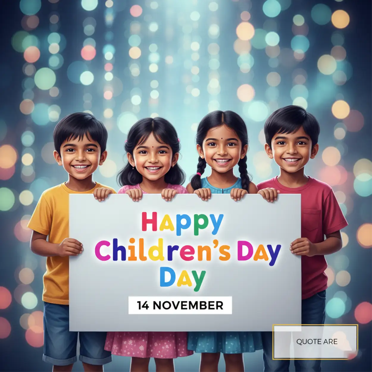 Free Download Happy Childrens Day Card Design For Students - High Quality Happy Childrens Day Background
