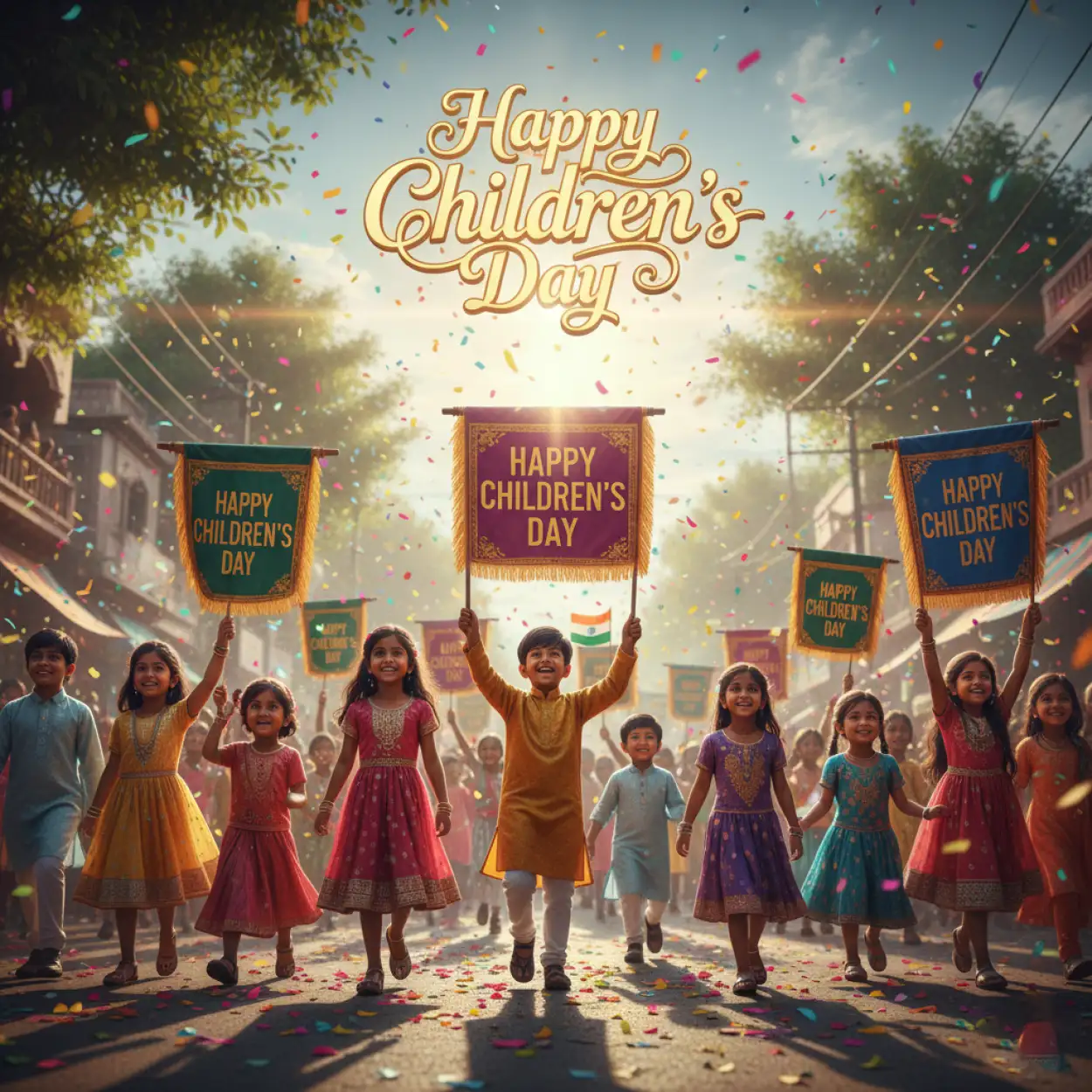 Free Download Happy Childrens Day Facebook Cover Photo - High Quality Happy Childrens Day Background