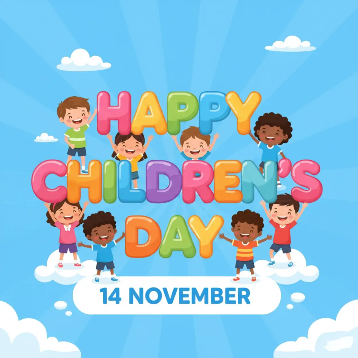 Free Download Happy Childrens Day Images With Quotes In English And Hindi - High Quality Happy Childrens Day Image
