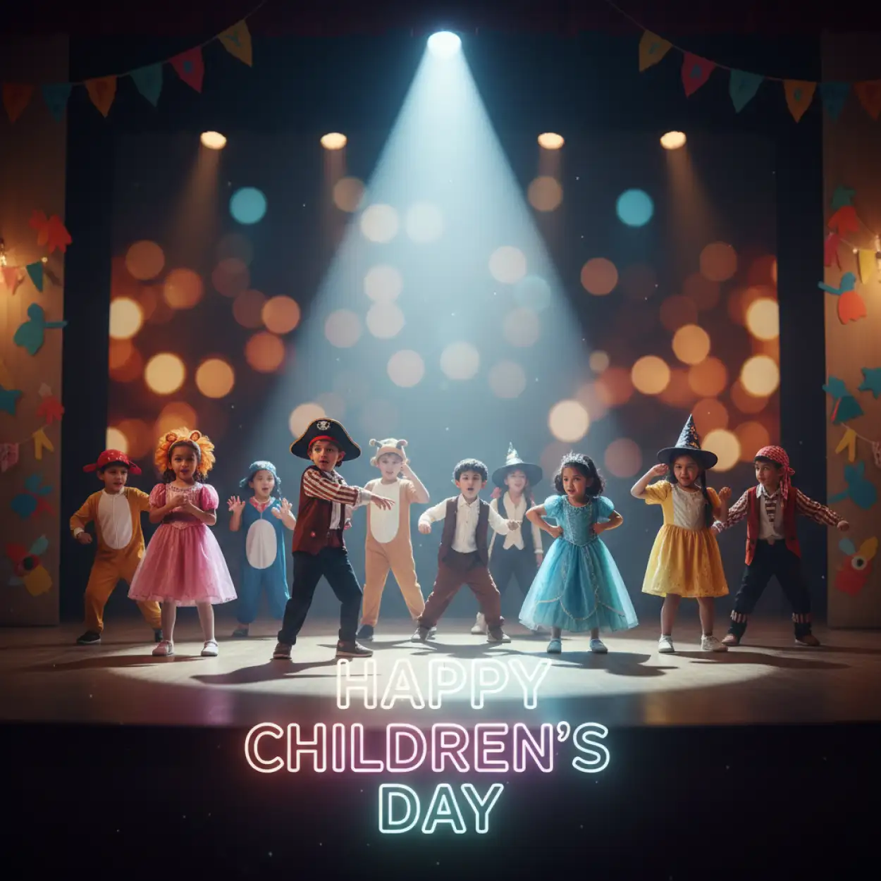 Free Download Happy Childrens Day Invitation Card Design - High Quality Happy Childrens Day Background