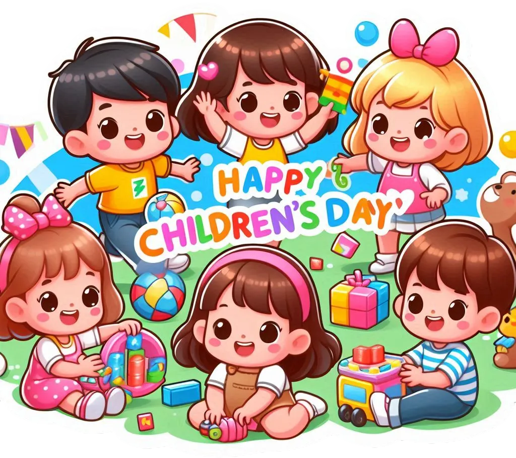 Free Download Happy Childrens Day Png For Kids Events - High Quality Childrens Day PNG Image