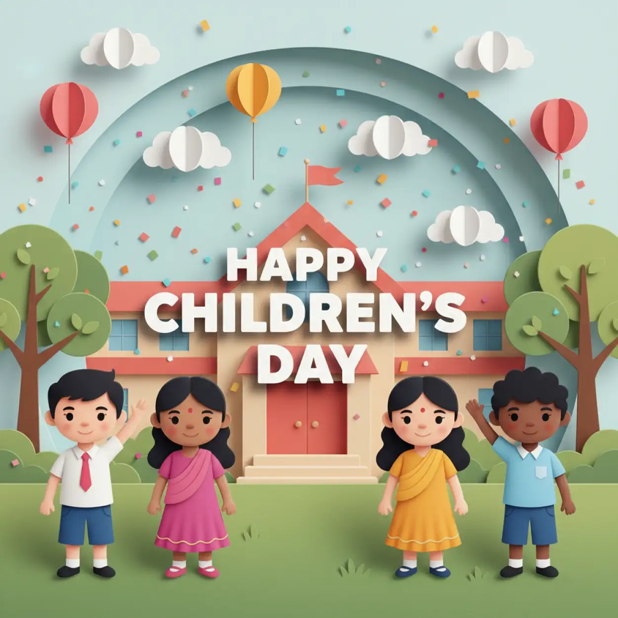 Free Download Happy Childrens Day Png Image For Editing - High Quality Happy Childrens Day PNG Image
