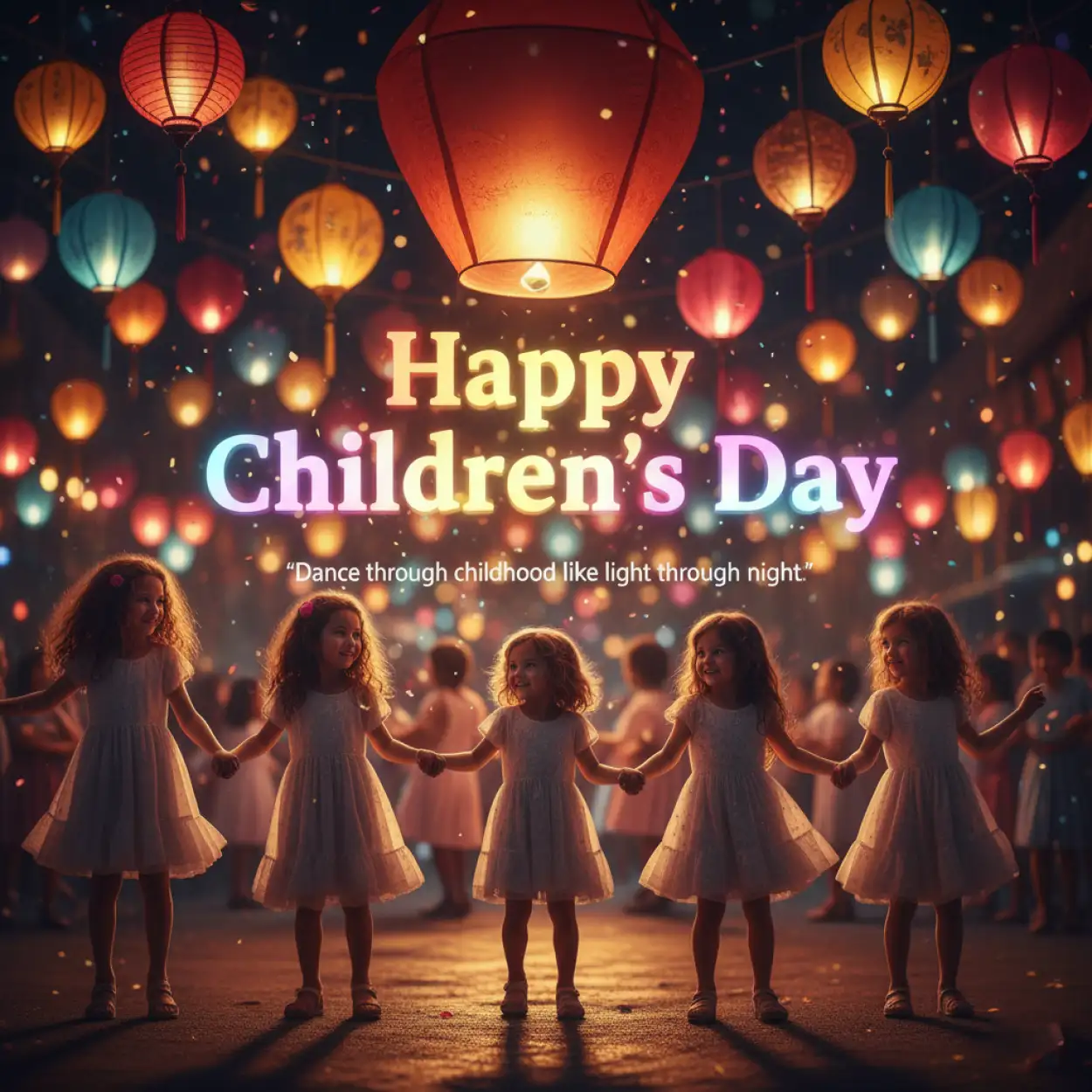 Free Download Happy Childrens Day Quotes With Balloons And Gifts - High Quality Happy Childrens Day Quotes Background