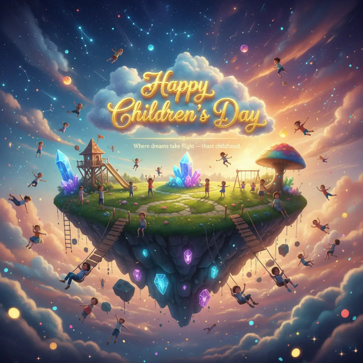 Happy Childrens Day Quotes With Glitter Background - Royalty Free Happy Childrens Day Quotes Image | Pngmagic Free Download Happy Childrens Day Quotes With Glitter Background - High Quality Happy Childrens Day Quotes Background