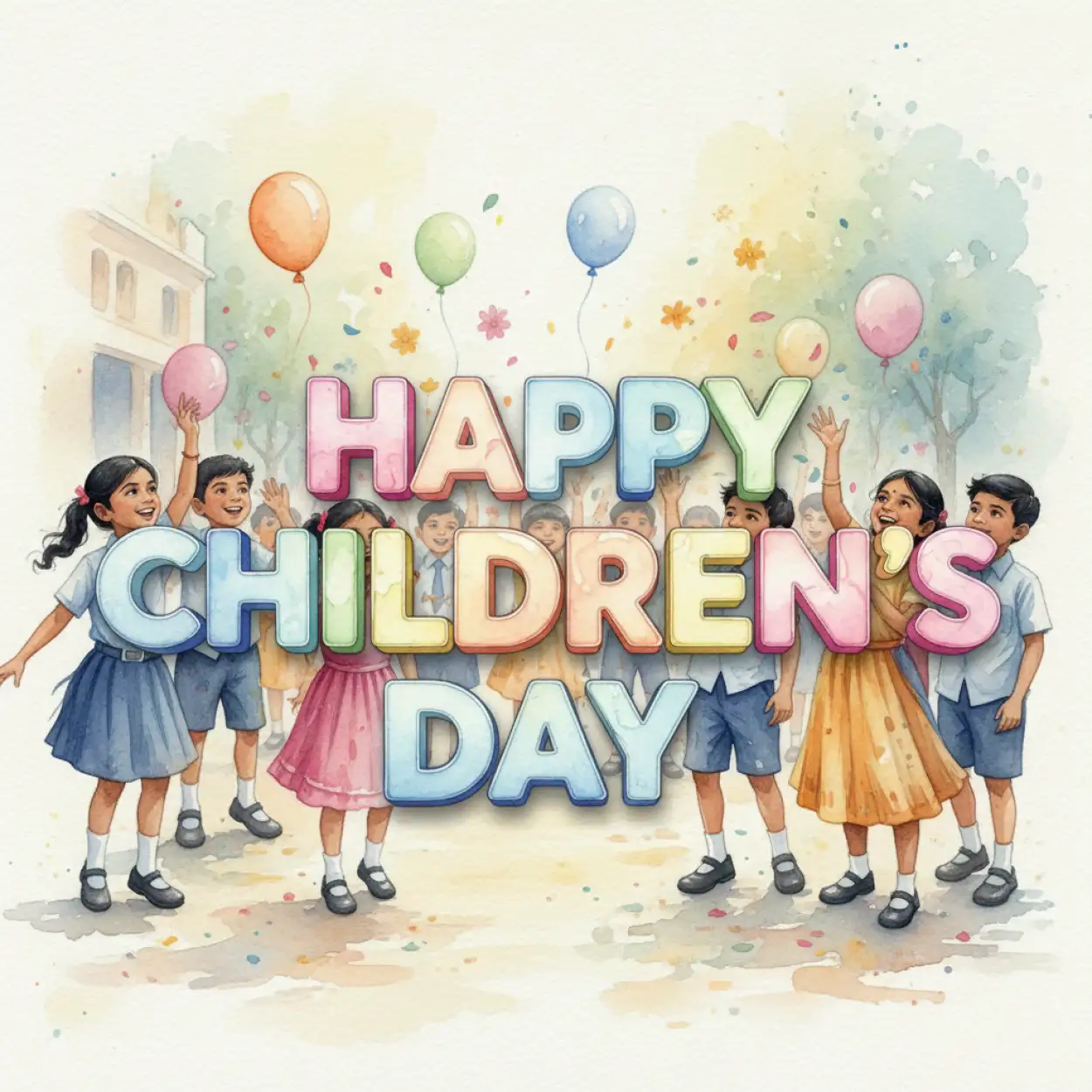 Free Download Happy Childrens Day Special Photo Editing Background - High Quality Happy Childrens Day Background