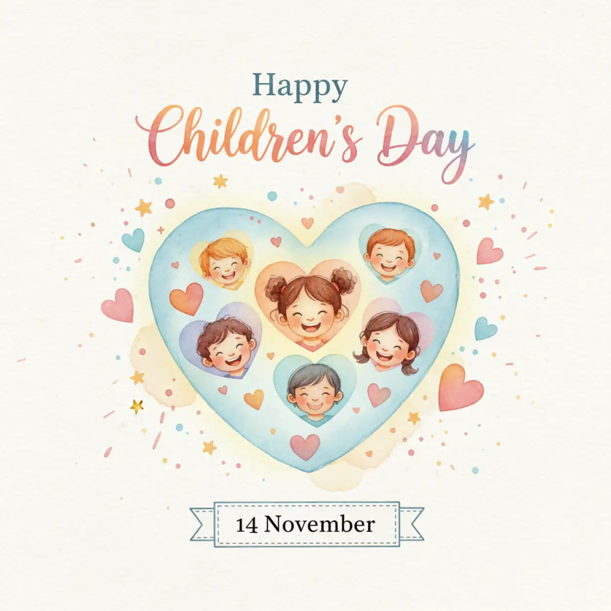 Free Download Happy Childrens Day Wishes Images For Daughter And Son - High Quality Happy Childrens Day Image