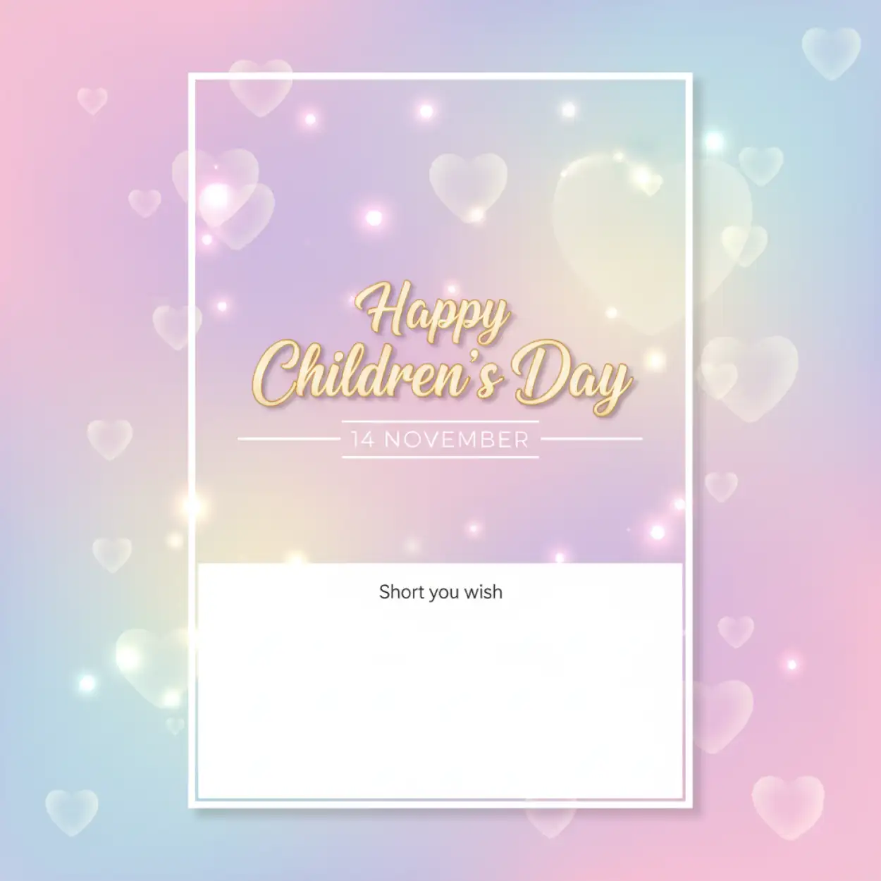 Free Download Happy Childrens Day Wishes In Hindi And English - High Quality Happy Childrens Day Background
