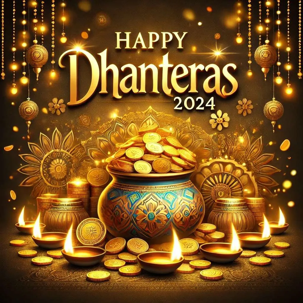Free Download Happy Dhanteras 2024 Images For Download - High Quality Happy Dhanteras Background
