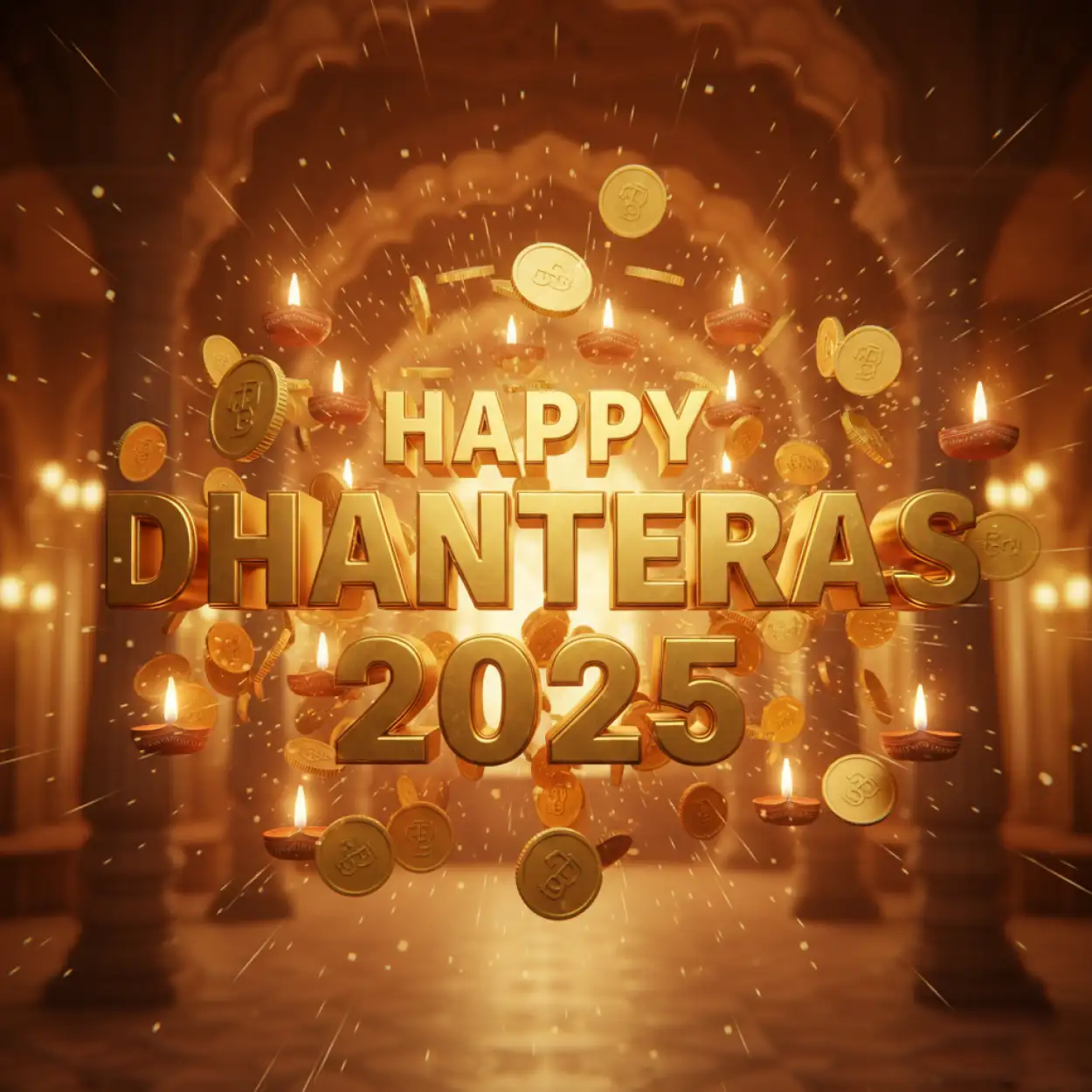 Free Download Happy Dhanteras 2025 Celebration Photo - High Quality Happy Dhanteras 2025 Image
