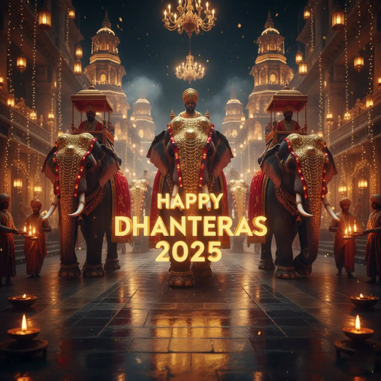 Free Download Happy Dhanteras 2025 Wishes In English - High Quality Happy Dhanteras 2025 Image