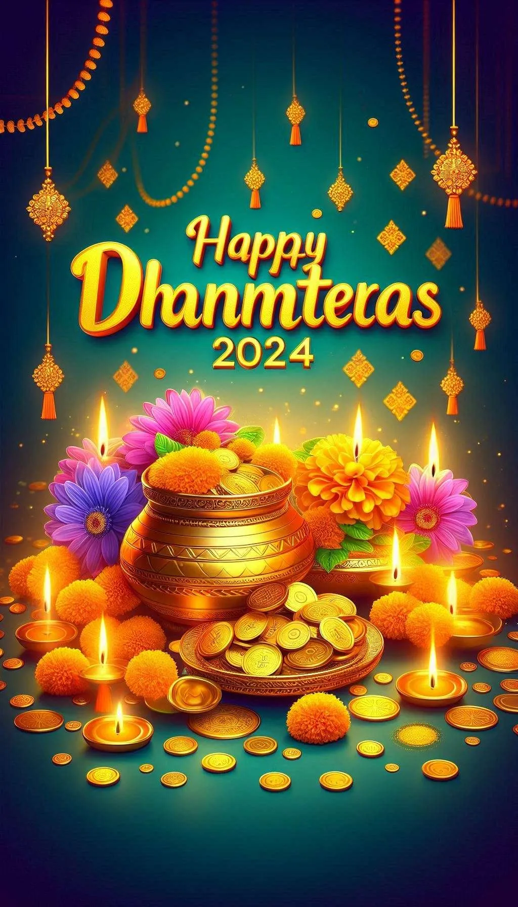 Free Download Happy Dhanteras Diya Images For Download - High Quality Happy Dhanteras Background