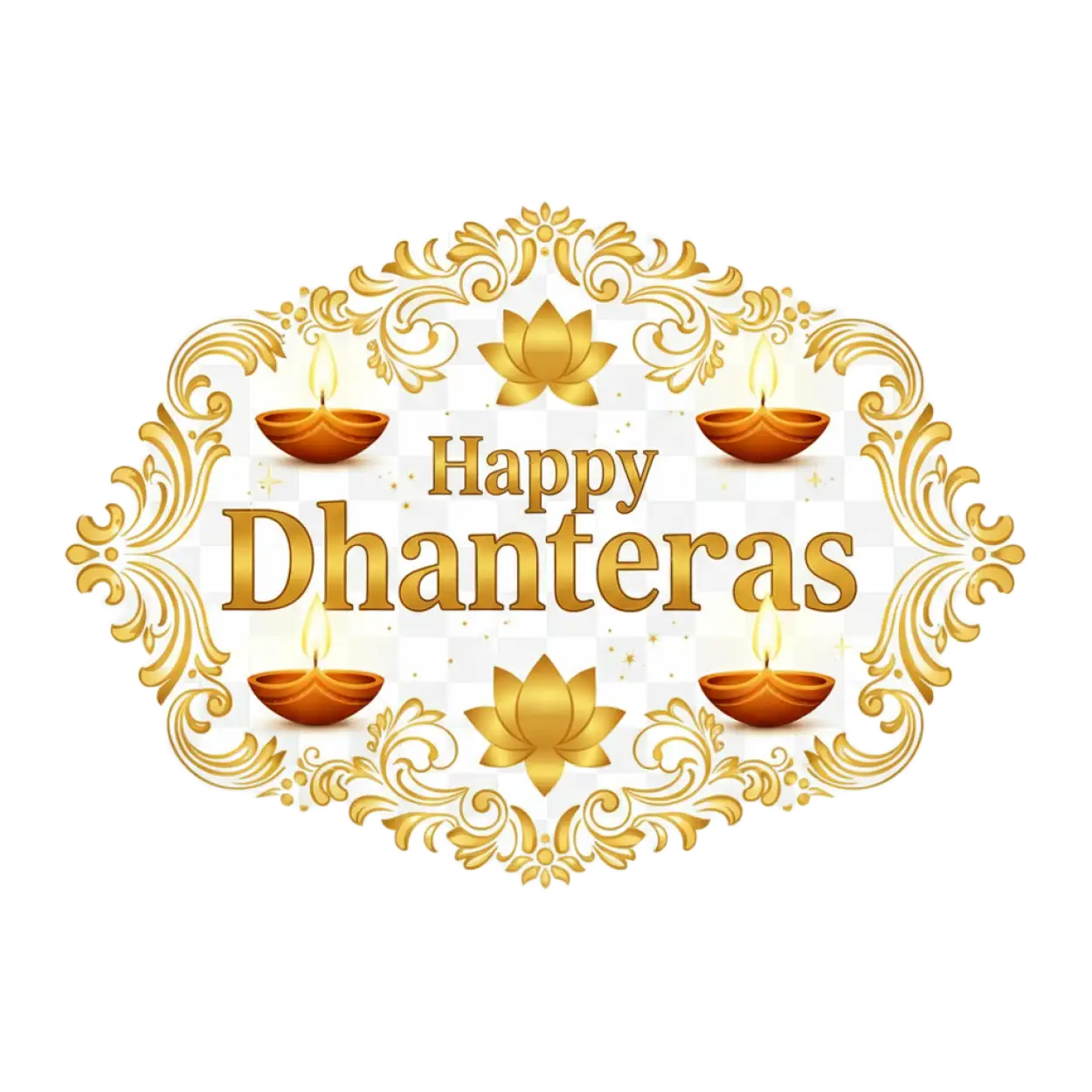 Free Download Happy Dhanteras Png For Video Thumbnail - High Quality Happy Dhanteras Png Transparent PNG