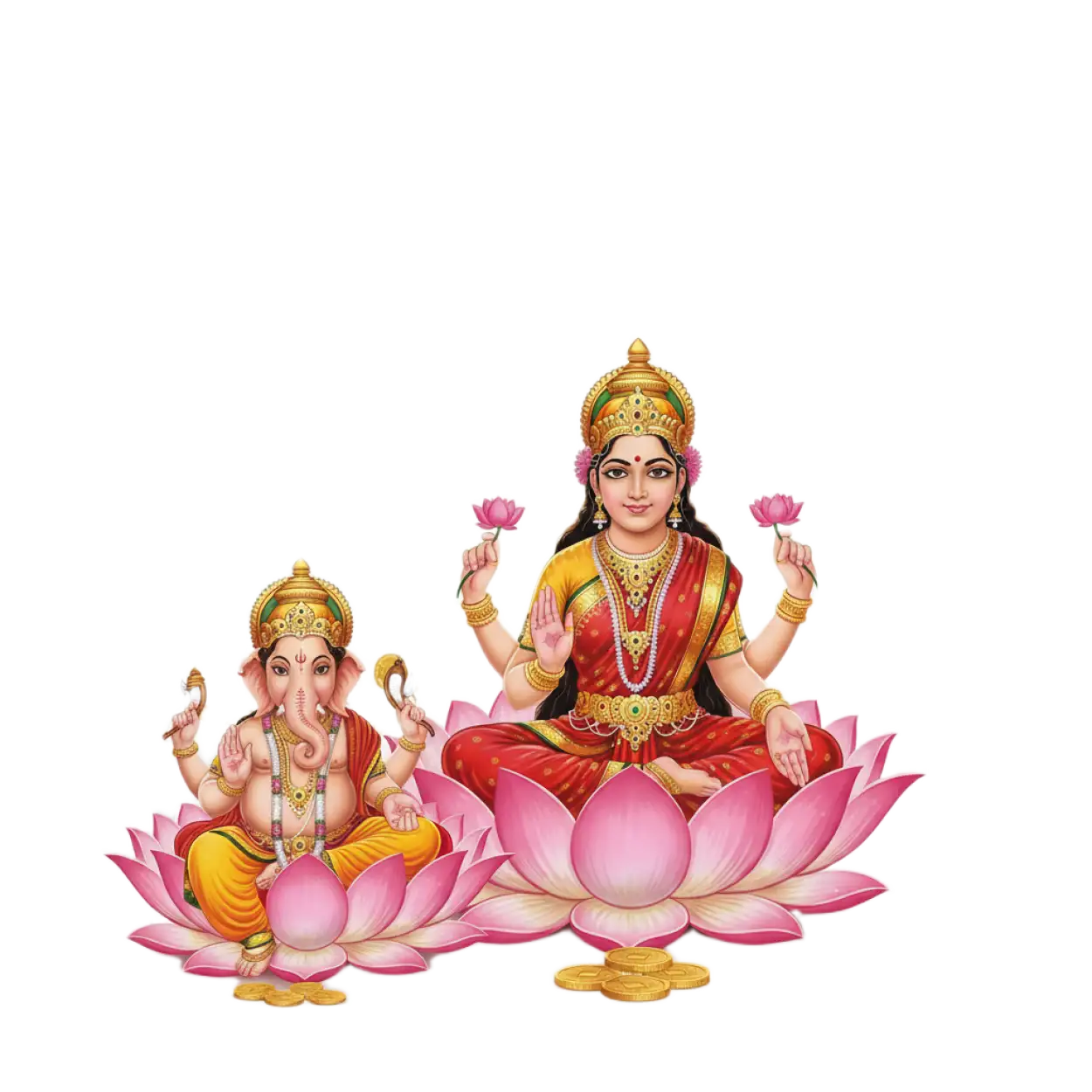 Happy Dhanteras Png Of Lord Ganesha And Lakshmi - Royalty Free Happy Dhanteras Png Image | Pngmagic Free Download Happy Dhanteras Png Of Lord Ganesha And Lakshmi - High Quality Happy Dhanteras Png PNG Image