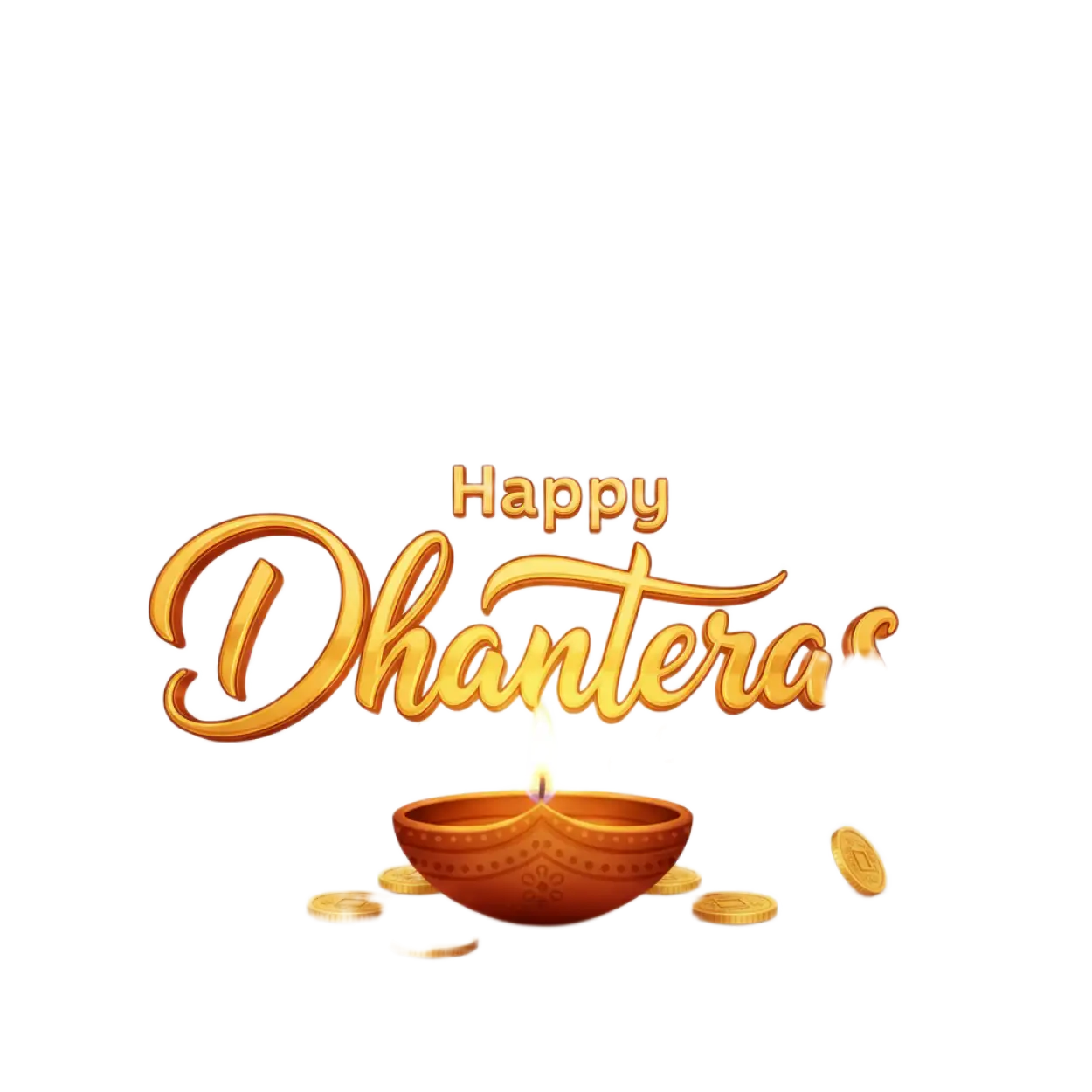 Free Download Happy Dhanteras Png With Traditional Motif - High Quality Happy Dhanteras Png PNG Image