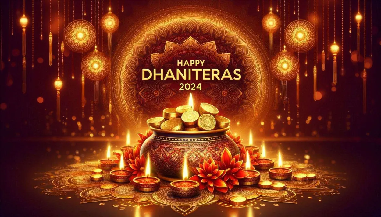 Free Download Happy Dhanteras Shopping Images 2024 - High Quality Happy Dhanteras Background