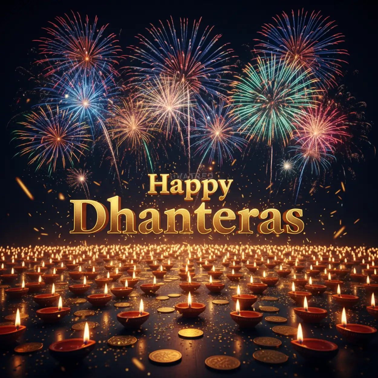Free Download Happy Dhanteras Wishes In Hindi For Family - High Quality Happy Dhanteras Image