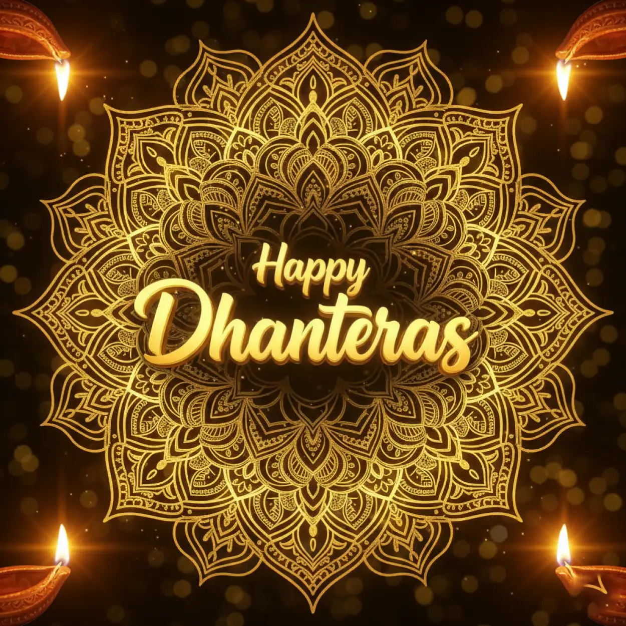 Free Download Happy Dhanteras Wishes In Hindi For Friends - High Quality Happy Dhanteras Image