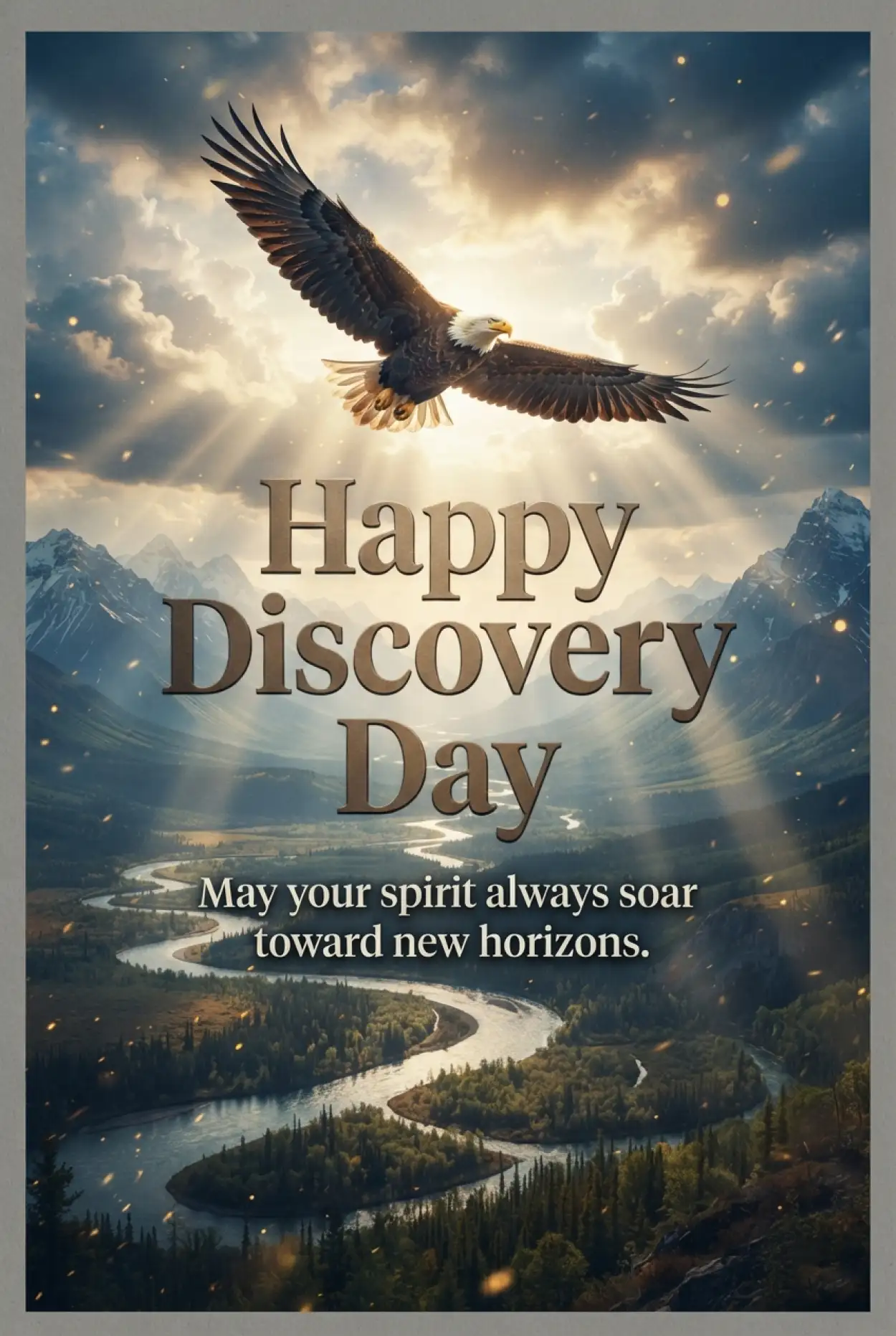 Free Download Happy Discovery Day Yukon Greeting - High Quality Discovery Day 2026 Image
