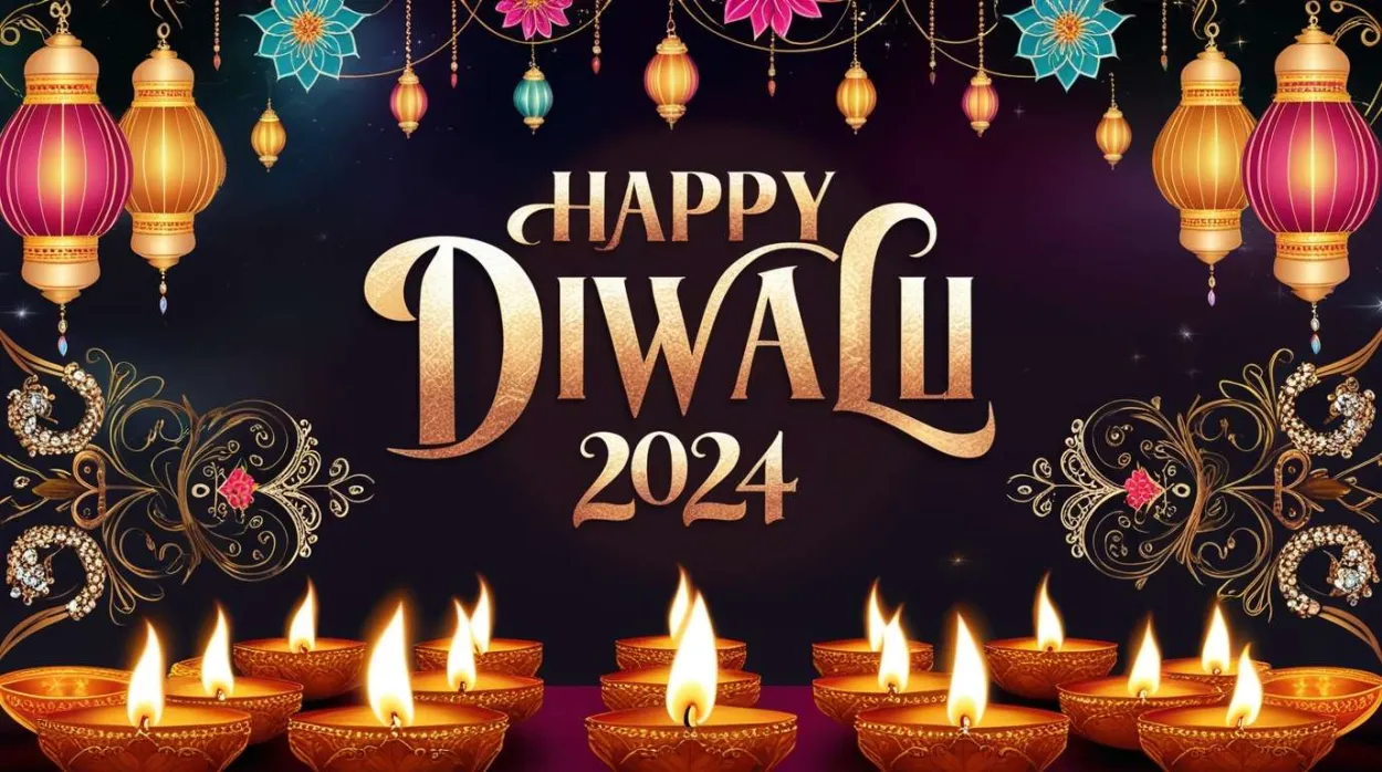 Free Download Happy Diwali 2024 Celebration Images For Social Media Posts - High Quality Happy Diwali Background