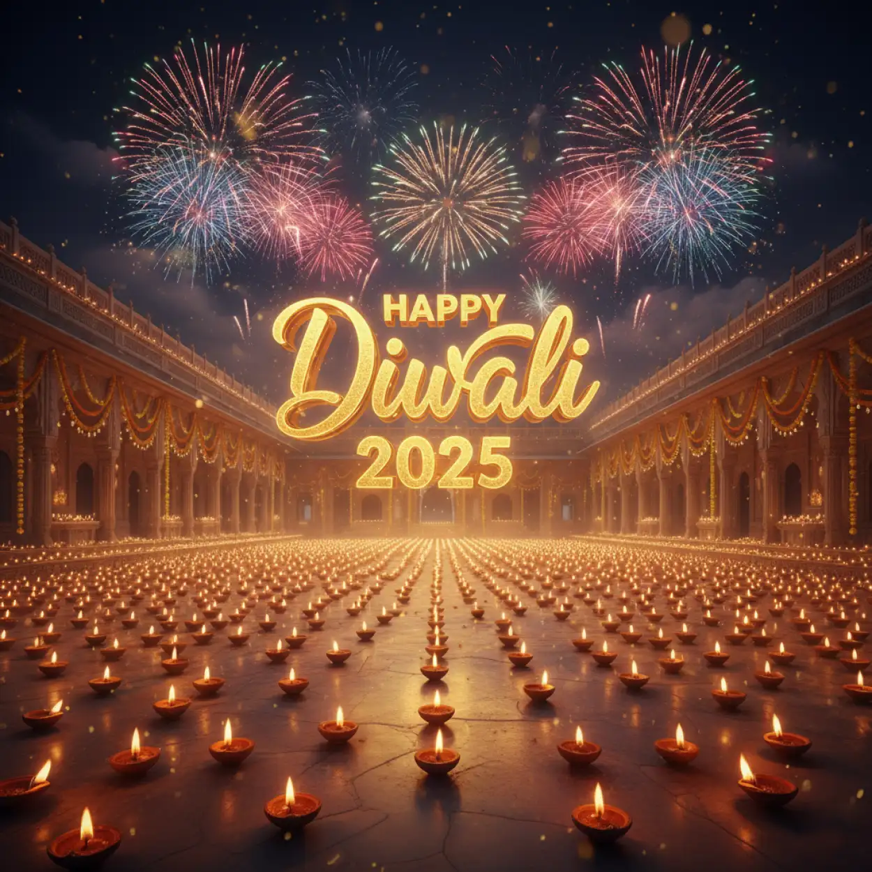 Free Download Happy Diwali 2025 Diya And Light Photo - High Quality Happy Diwali 2025 Background