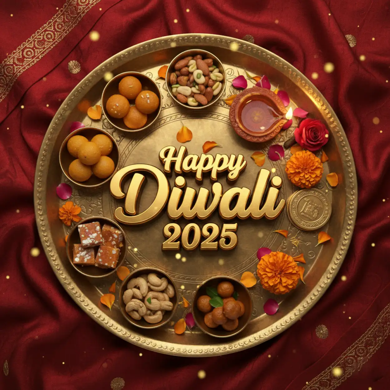 Free Download Happy Diwali 2025 Poster Design Template In Hd - High Quality Happy Diwali 2025 Background