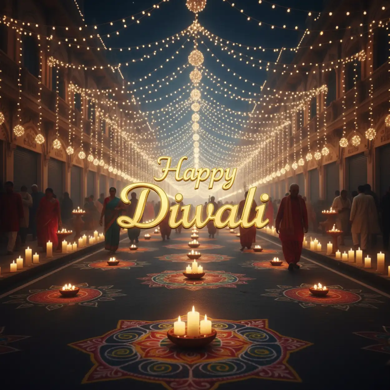 Free Download Happy Diwali Corporate Greeting Message - High Quality Happy Diwali Background