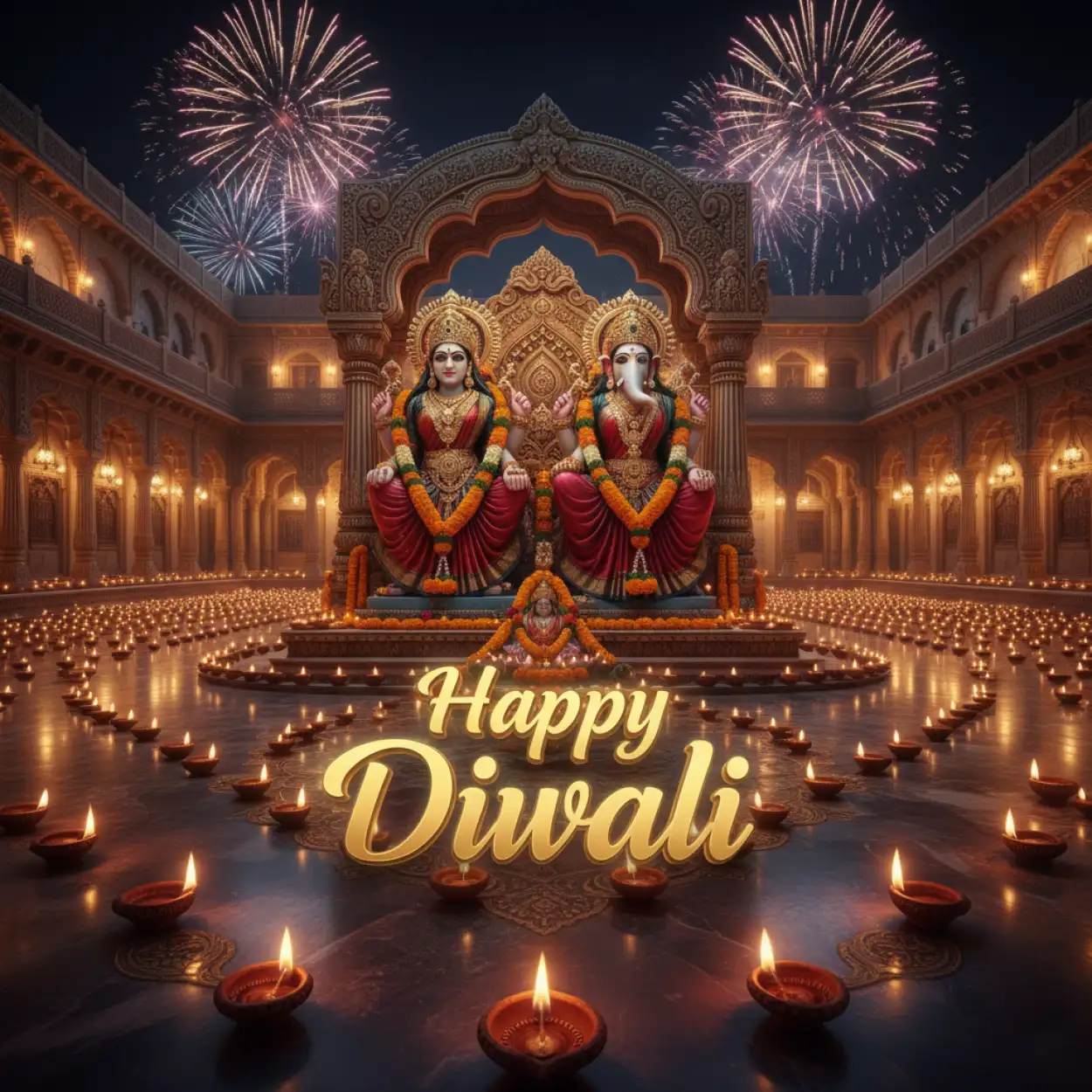 Happy Diwali Hindu Festival With Lakshmi Ganesh Illustration - Royalty Free Happy Diwali With Lakshmi Image | Pngmagic Free Download Happy Diwali Hindu Festival With Lakshmi Ganesh Illustration - High Quality Happy Diwali With Lakshmi Background