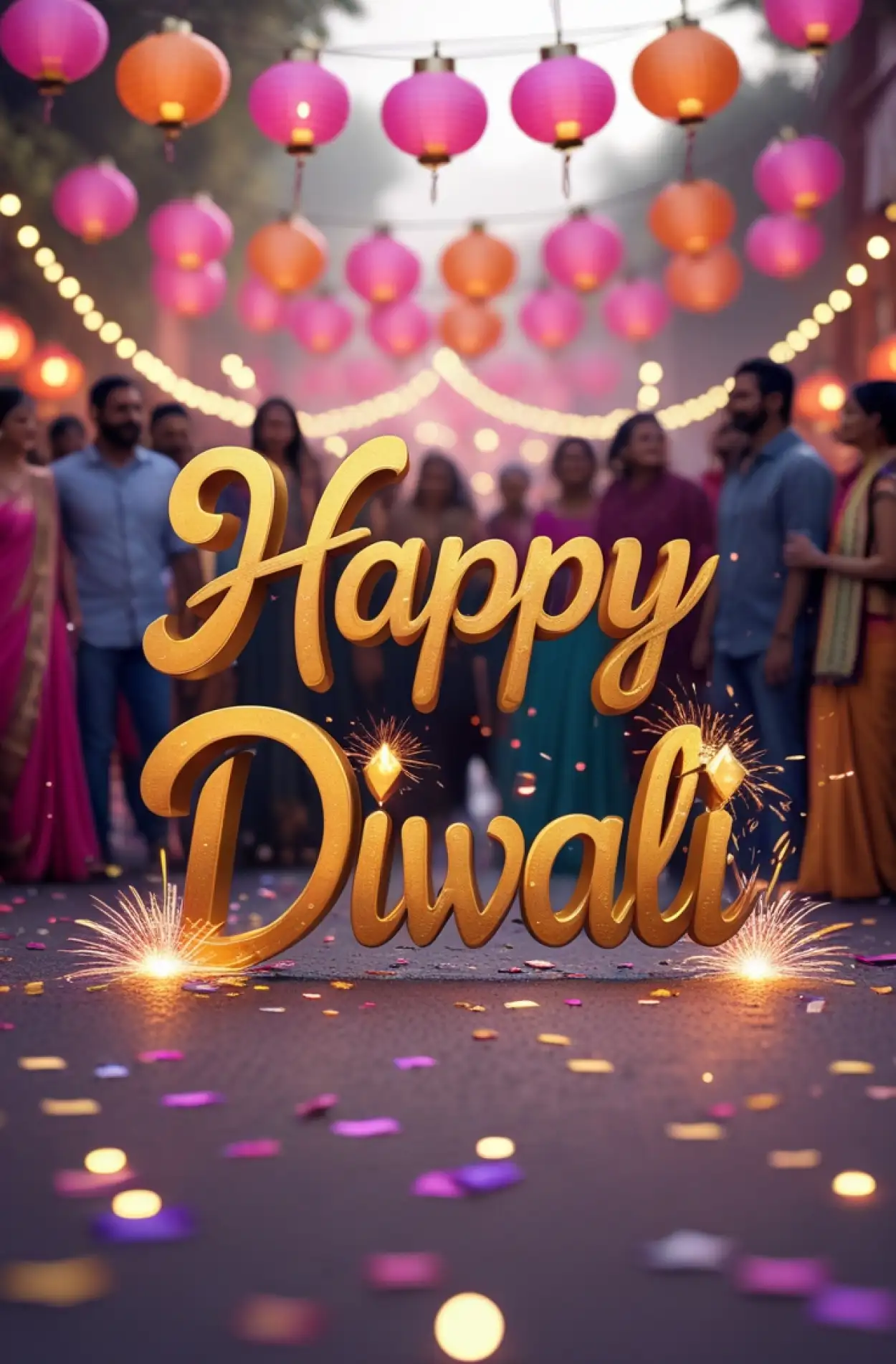 Free Download Happy Diwali Images With Quotes In Hindi - High Quality Happy Diwali Background