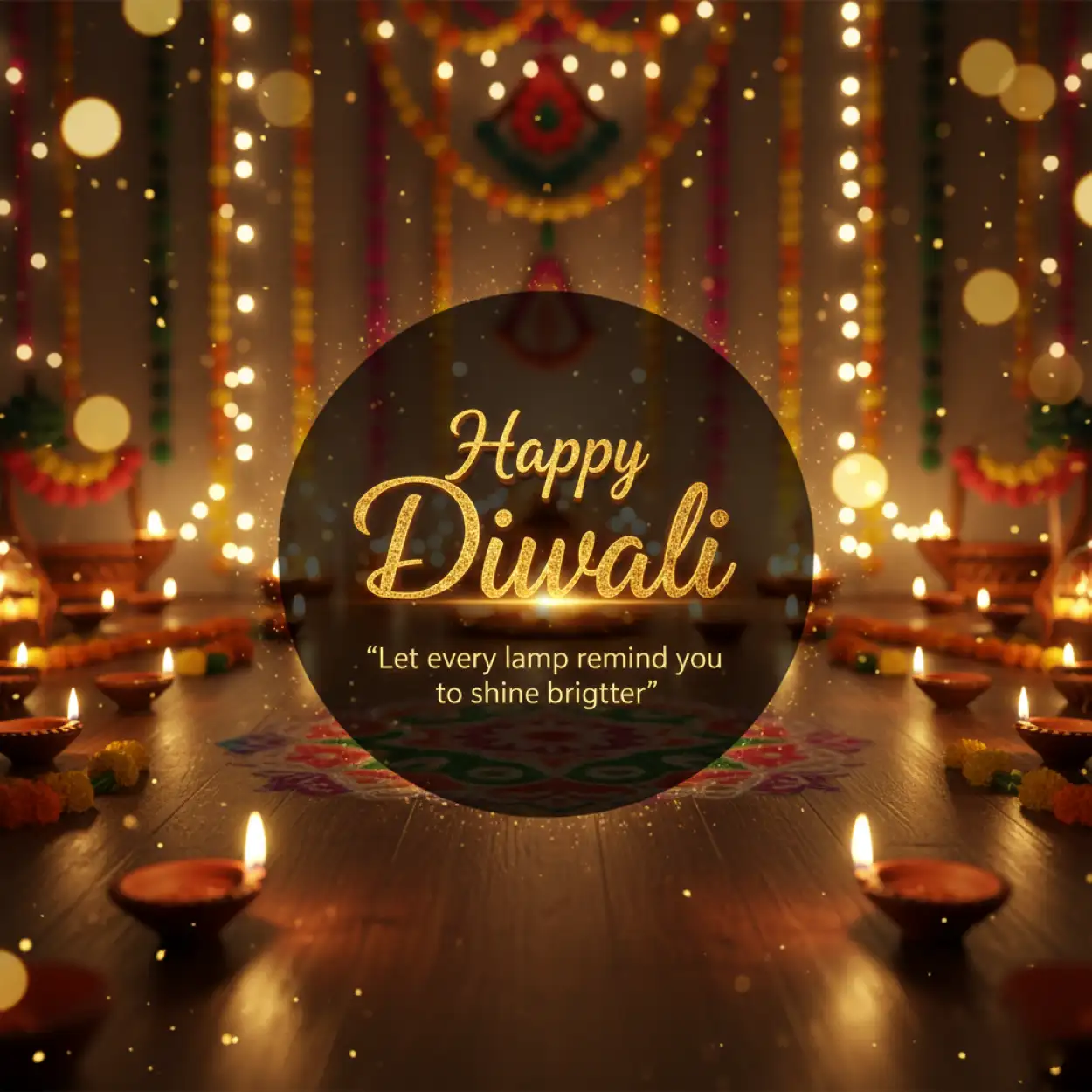 Free Download Happy Diwali Messages With Powerful Quotes - High Quality Happy Diwali With Quotes Background