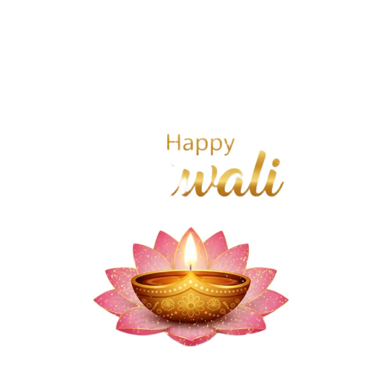 Free Download Happy Diwali Png Design For Invitation Card - High Quality Happy Diwali Png PNG Image