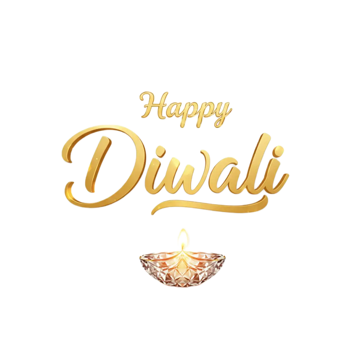 Happy Diwali Png In Calligraphy Gold Text - Royalty Free Happy Diwali Png Image | Pngmagic Free Download Happy Diwali Png In Calligraphy Gold Text - High Quality Happy Diwali Png PNG Image
