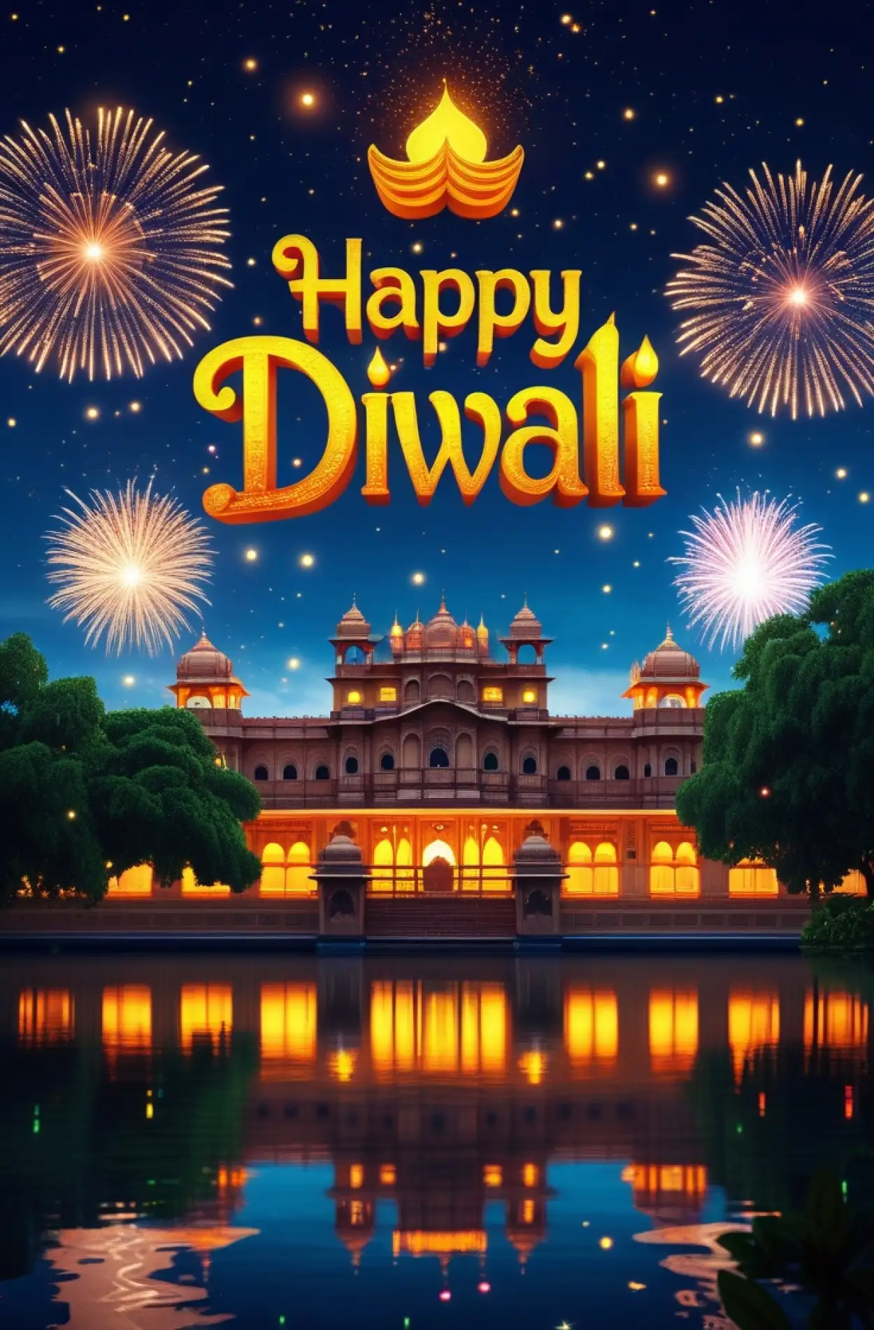Happy Diwali Wishes With Lord Ganesha And Lakshmi - Royalty Free Happy Diwali Image | Pngmagic Free Download Happy Diwali Wishes With Lord Ganesha And Lakshmi - High Quality Happy Diwali Background