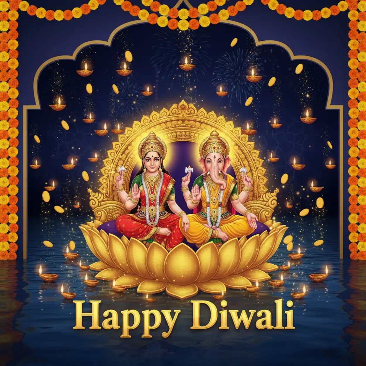 Happy Diwali With Lakshmi Ganesh For Instagram Post - Royalty Free Happy Diwali With Lakshmi Image | Pngmagic Free Download Happy Diwali With Lakshmi Ganesh For Instagram Post - High Quality Happy Diwali With Lakshmi Background