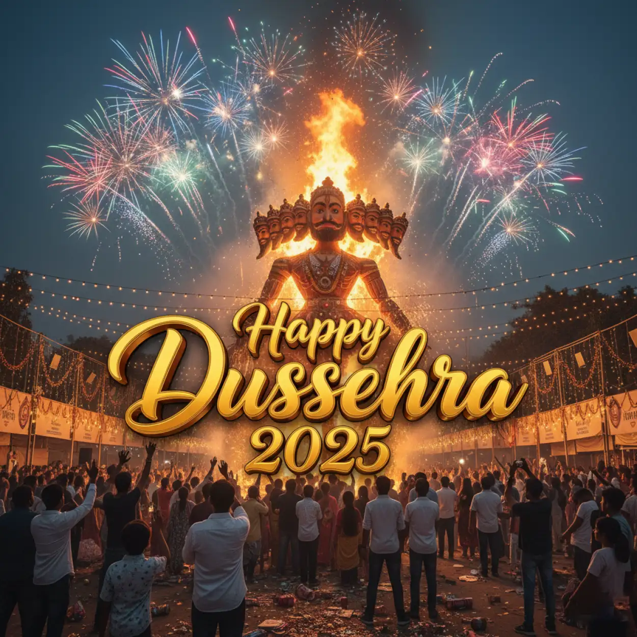 Free Download Happy Dussehra 2025 Captions For Instagram - High Quality Happy Dussehra 2025 Image