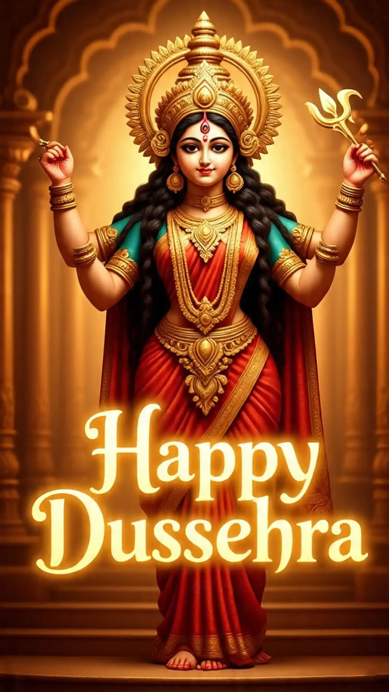 Free Download Happy Dussehra Banner Template Psd Free - High Quality Happy Dussehra Background