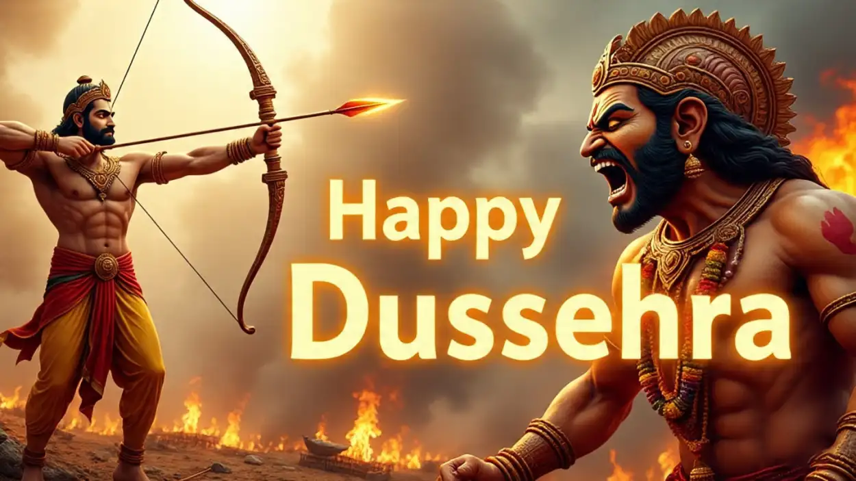 Free Download Happy Dussehra Images With Lord Rama - High Quality Happy Dussehra Background