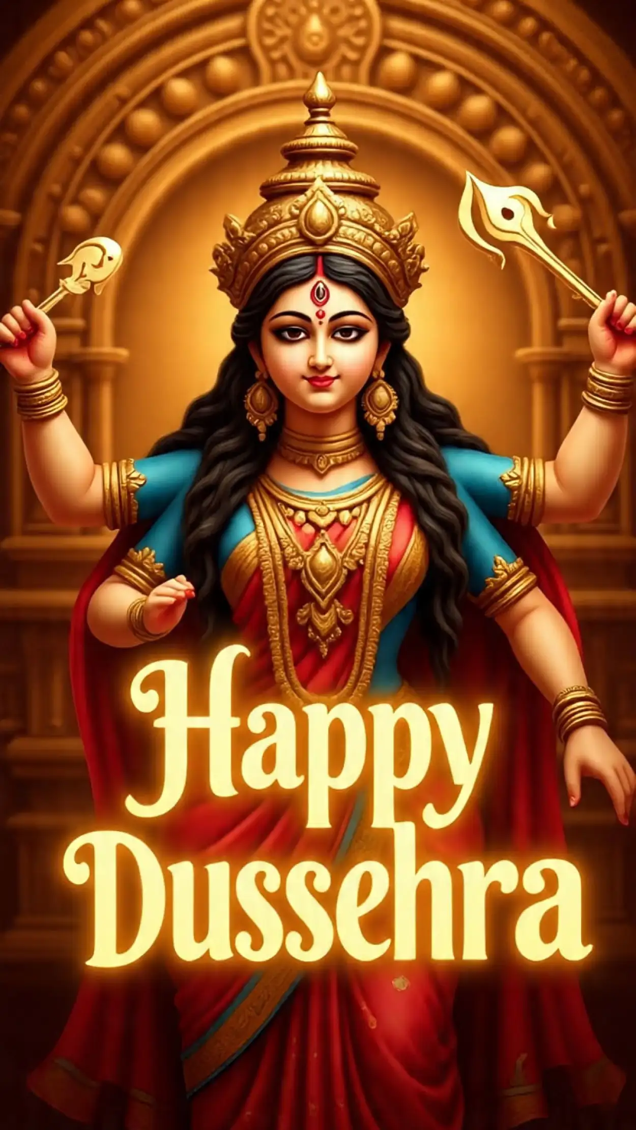 Free Download Happy Dussehra Linkedin Wishes Post - High Quality Happy Dussehra Image