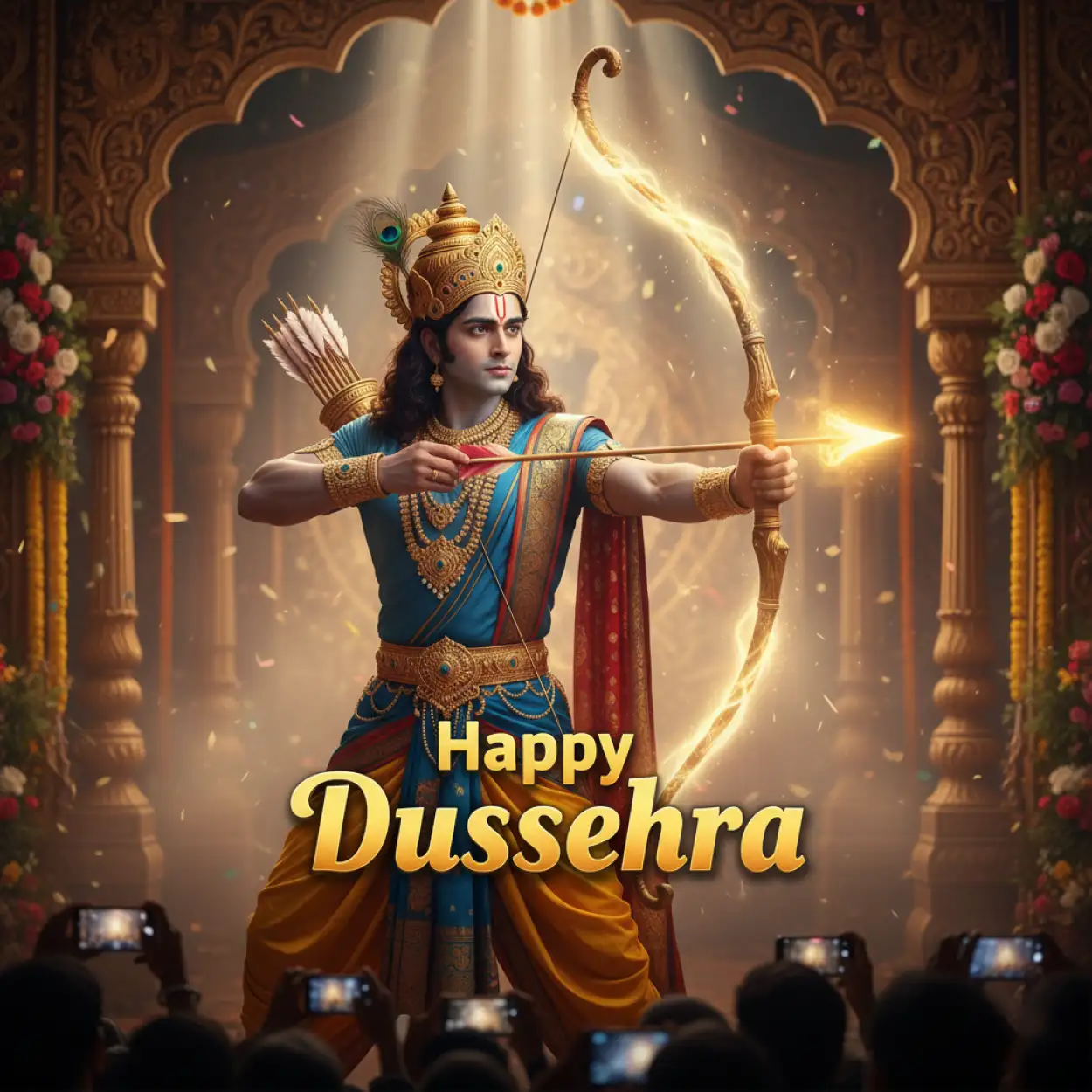 Free Download Happy Dussehra Lord Rama Hd Images - High Quality Happy Dussehra Image