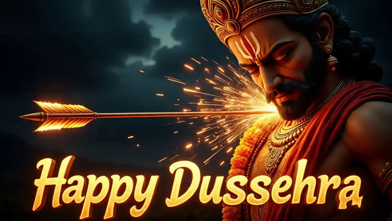 Free Download Happy Dussehra Ppt Background Template - High Quality Happy Dussehra Background