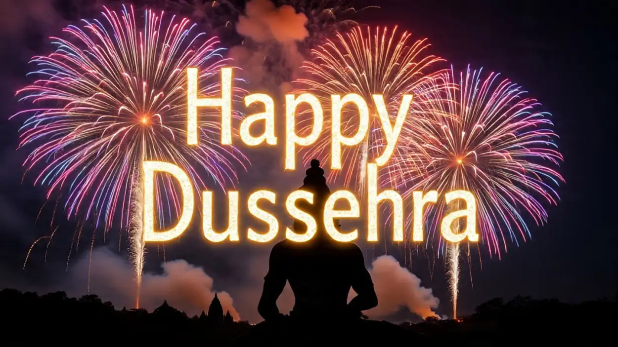 Free Download Happy Dussehra Victory Of Good Over Evil Quotes - High Quality Happy Dussehra Background